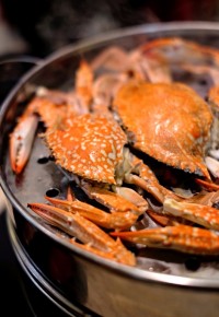 Steamed Live Crabs (100 g)